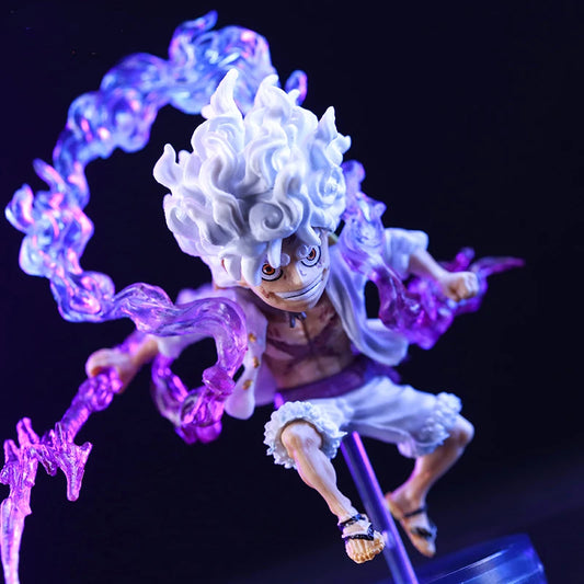 10cm One Piece Luffy Gear 5 “Sun God Nika” Figure – PVC Anime Collectible Toy Gift