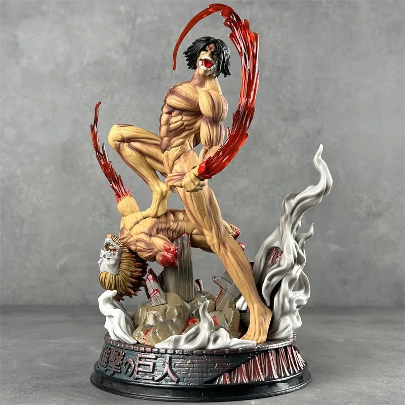 29cm Eren Jaeger Figure – Attack on Titan PVC Anime Collectible Toy