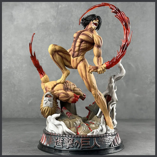 29cm Eren Jaeger Figure – Attack on Titan PVC Anime Collectible Toy