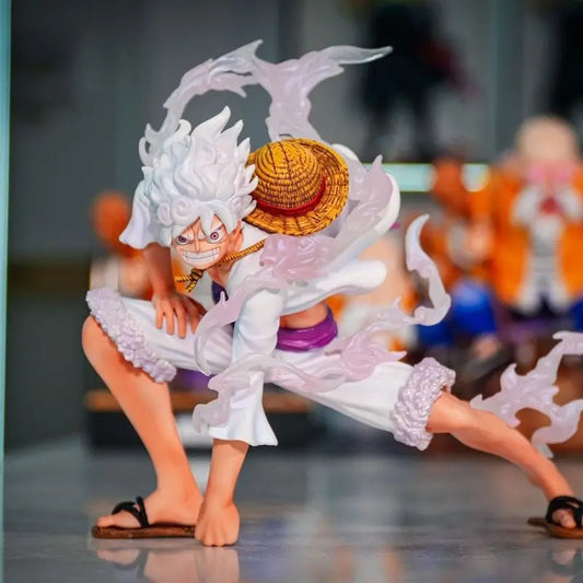 19cm One Piece Luffy Nika Gear 5 Figure – PVC Anime Collectible Toy