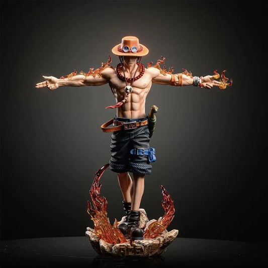 28cm One Piece Portgas D. Ace Figure – PVC Anime Collectible Toy Gift